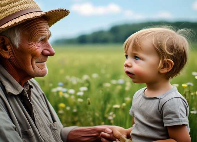 农村老人与儿童故事、农村老人的真实故事