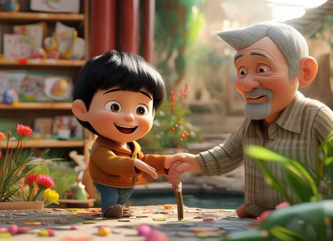 幼儿园孩子关于孝的传统故事（关于孝的故事简短幼儿园）