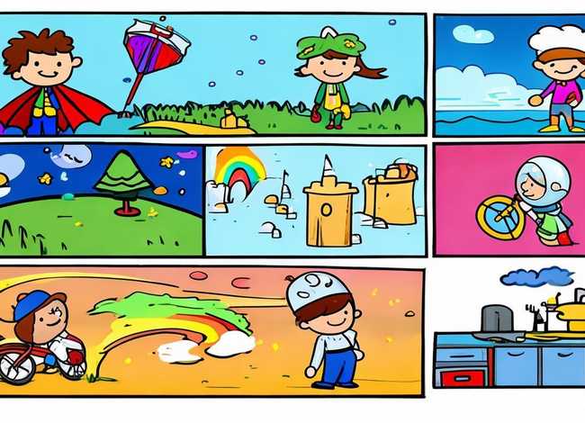 儿童连环画6张简单的图片 儿童连环画6张简单的图片大全