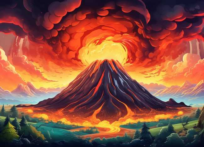 火山爆发视频儿童动画 火山爆发视频大全观看动画