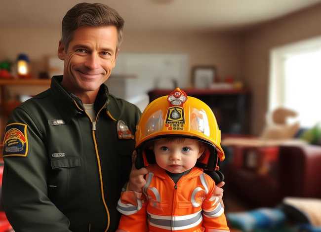 儿童故事消防员爸爸、幼儿消防员故事绘本