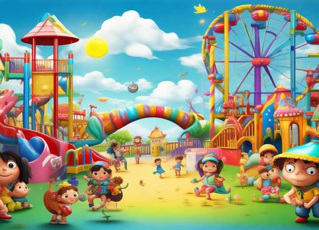 儿童乐园的儿童故事，关于儿童乐园的绘本