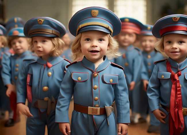 儿童表演小兵化妆图片大全简单（儿童表演小兵化妆图片大全简单版）