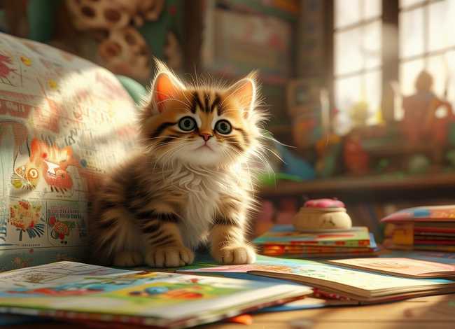 关于猫的故事儿童故事、有关猫的幼儿故事
