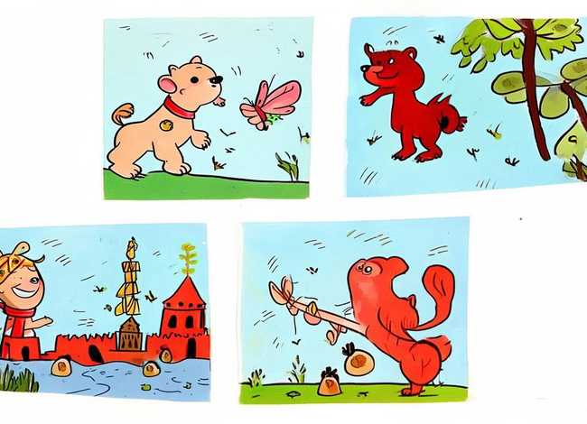 手绘幼儿故事、幼儿手绘画故事4图