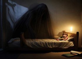 睡前故事儿童完整吓人，睡前吓人小故事