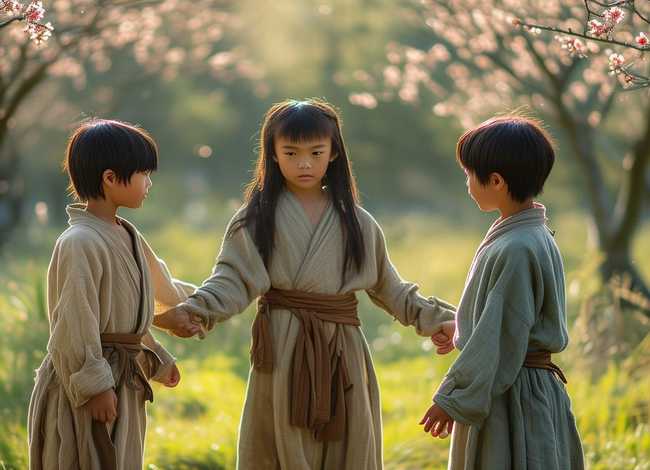 儿童故事三国演义桃园三结义；《三国演义》桃园三结义的故事