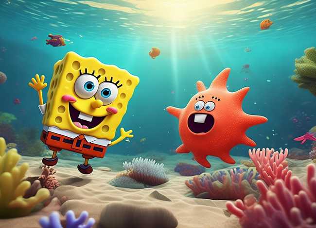 儿童故事英语版海绵宝宝 海绵宝宝故事英文版
