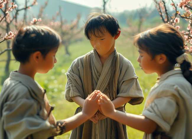 儿童故事三国演义桃园三结义；《三国演义》桃园三结义的故事