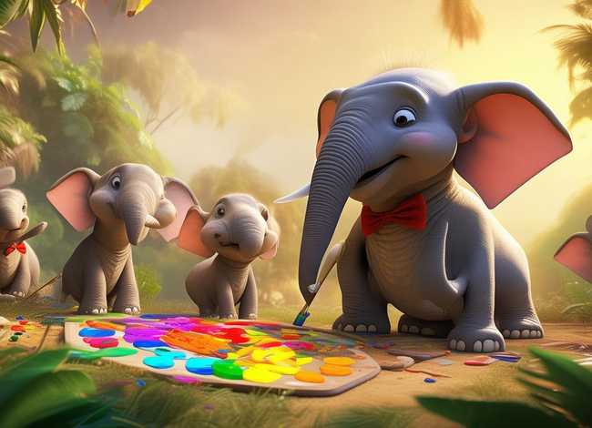 儿童故事大象巴巴（大象巴巴的故事梗概）