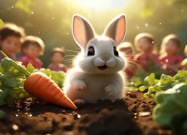 儿童故事小兔子拔萝卜 小兔子拔萝卜幼儿故事