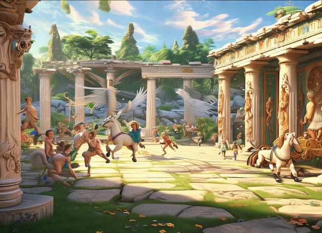 希腊神话孩童乐园的故事、希腊神话儿童乐园