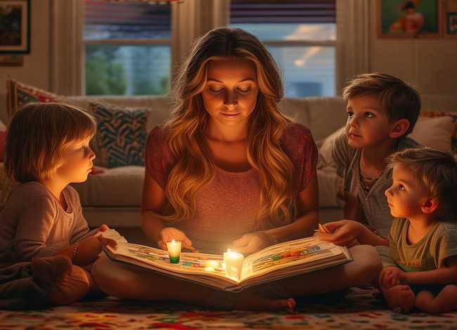 妈妈讲故事大图（妈妈讲故事大图图片）