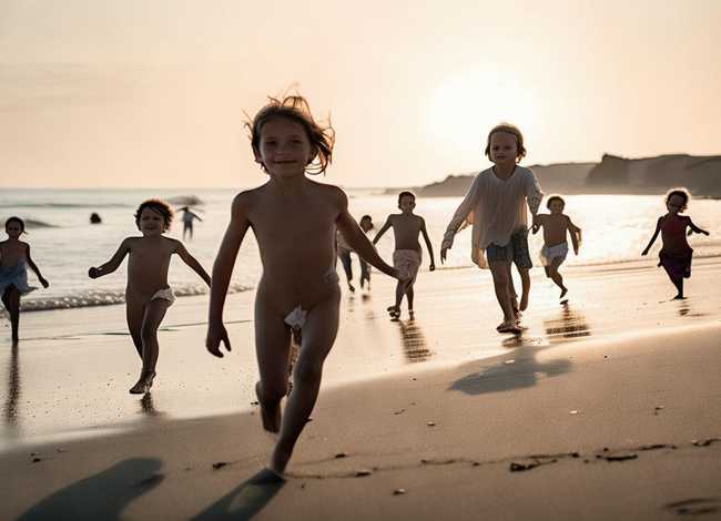 外婆家的澎湖湾儿童故事情景画 外婆的澎湖湾幼儿情景画