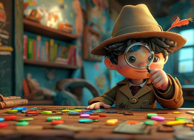 侦探故事儿童动画片 - 侦探的故事 动画片