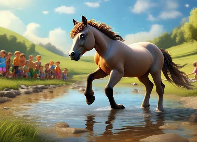 儿童故事小马过河的故事在线听、少儿故事小马过河的故事在线听