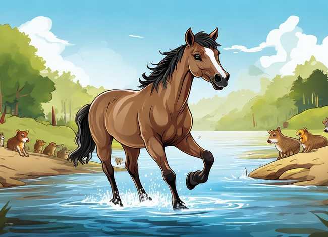 小马过河儿童故事大全100首；小儿故事小马过河视频