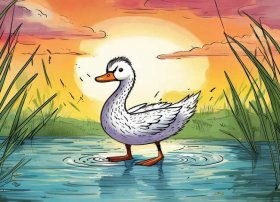 丑小鸭的故事图片绘本；丑小鸭的故事图片绘本制作