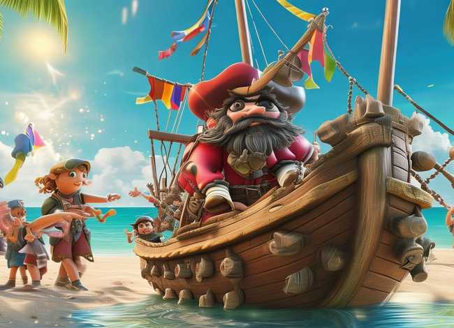 儿童故事海盗船长 海盗船长绘本故事