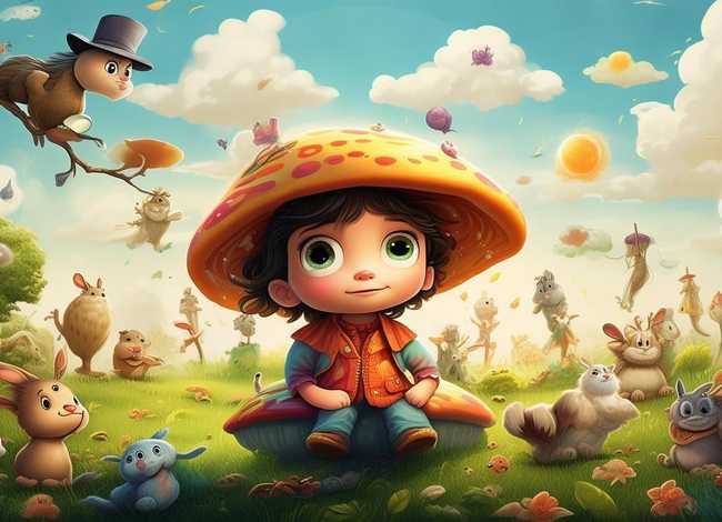 一个儿童的故事表演 - 一个幼儿故事