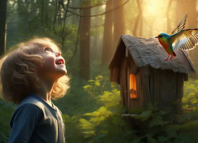 小鸟回家了的儿童故事，小鸟回家幼儿故事