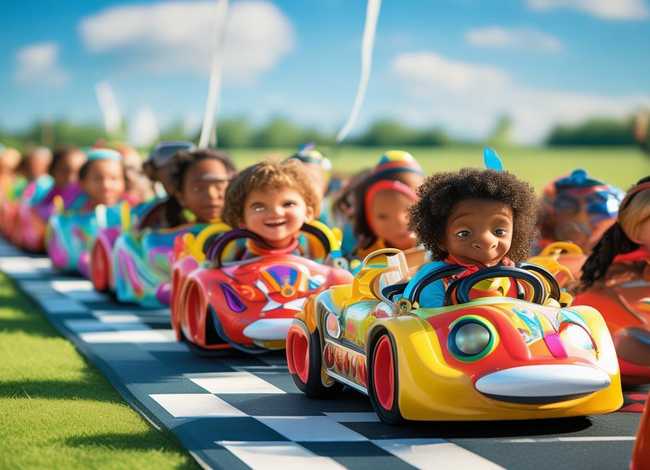 赛车儿童故事，赛车比赛故事幼儿