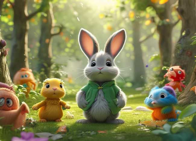 小灰兔找朋友儿童故事（小灰兔找朋友的故事）