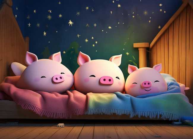 小孩故事睡前故事三只小猪（小孩故事睡前故事三只小猪视频）
