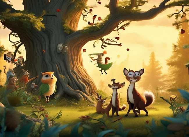 讲故事森林 讲故事森林的小动物