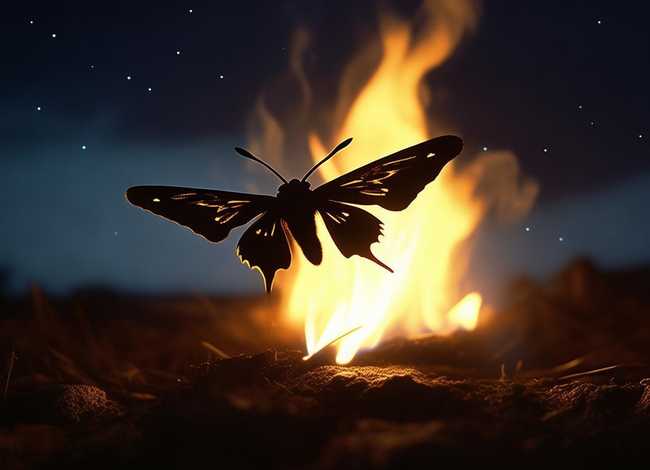 飞蛾扑火的故事寓意、飞蛾扑火的故事寓意和象征