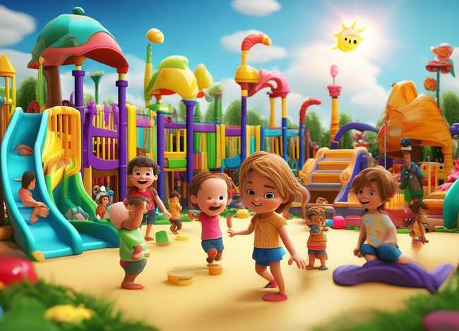 儿童乐园的孩子、儿童乐园孩子们的小天地