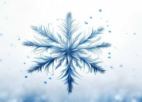 雪花儿童简笔画 - 儿童画雪花的简笔