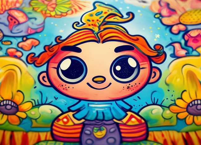 儿童故事插图人物（儿童故事插图人物画竖版）