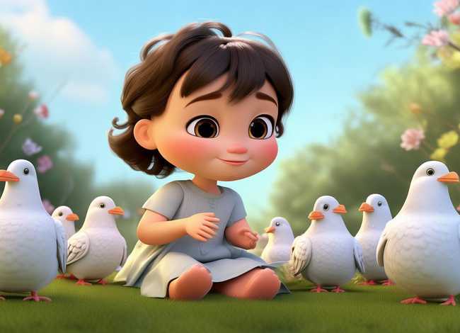 0-3岁鸽子的故事儿童启蒙早教 - 鸽子的故事绘本