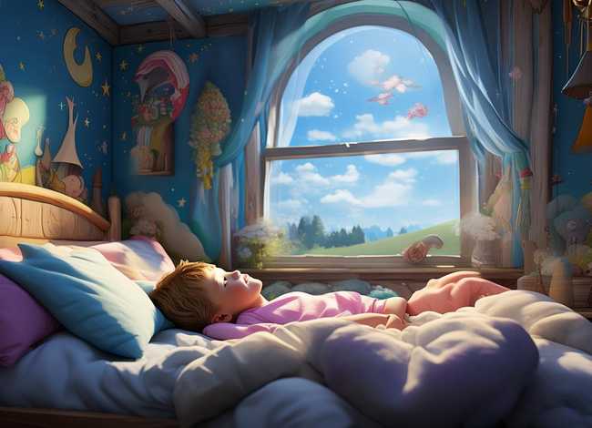 儿童美梦故事、美好的梦故事