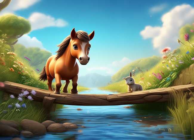 小马过河儿童讲故事 - 讲故事小马过河故事
