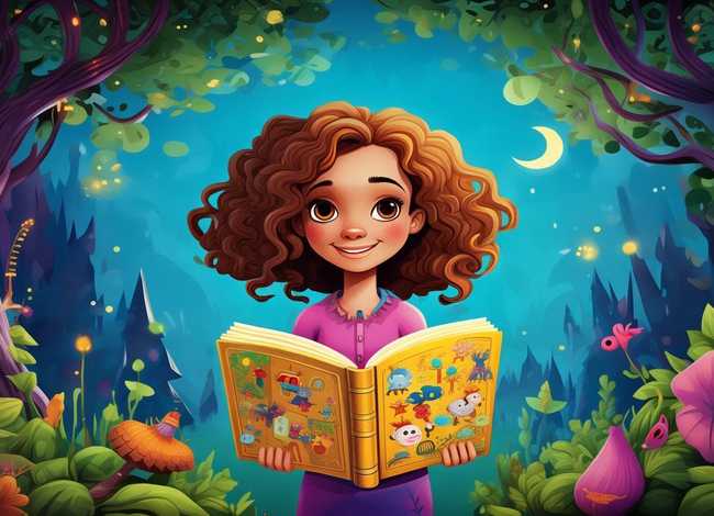 儿童故事带字图片，儿童故事图片带字