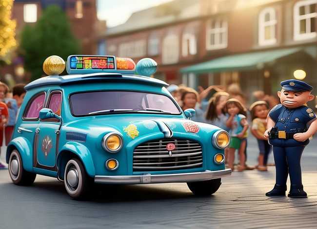 小警车儿童故事绘本、绘本警车的故事