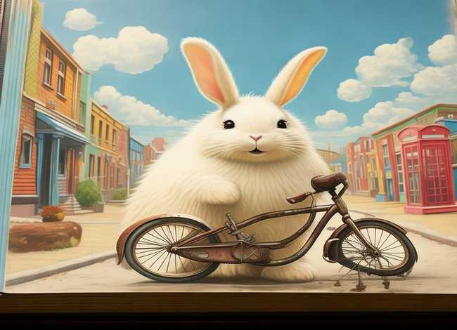 80后故事、80后故事书封面是一只兔子