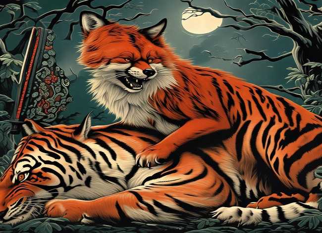 狐假虎威故事视频播放 狐假虎威的故事视频表演节目