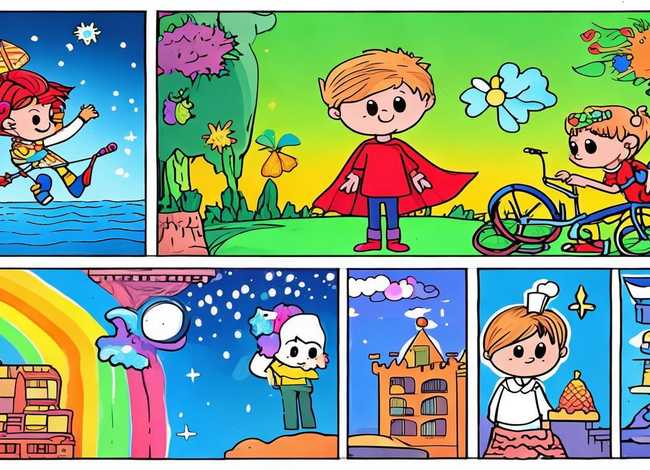 儿童连环画6张简单的图片 儿童连环画6张简单的图片大全