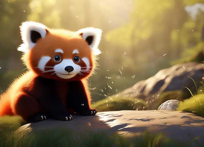 小熊猫的故事配画 小熊猫的故事配画图片