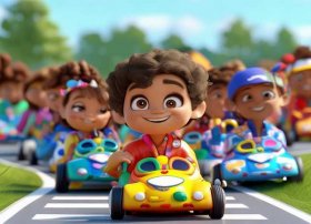 赛车儿童故事，赛车比赛故事幼儿