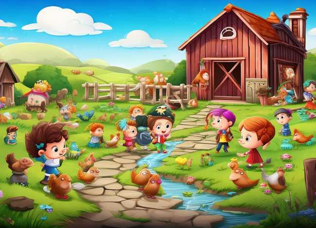 幼儿园农场故事；幼儿园农场故事文案