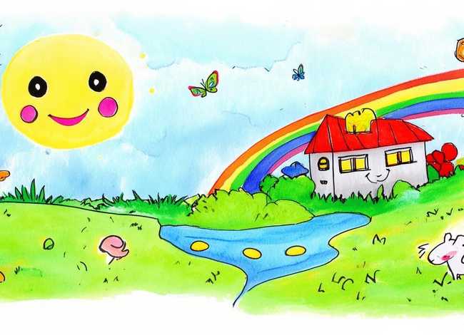 简单的儿童绘图故事 - 8张简单绘画图故事 简单的儿童绘图故事 - 8张简单绘画图故事