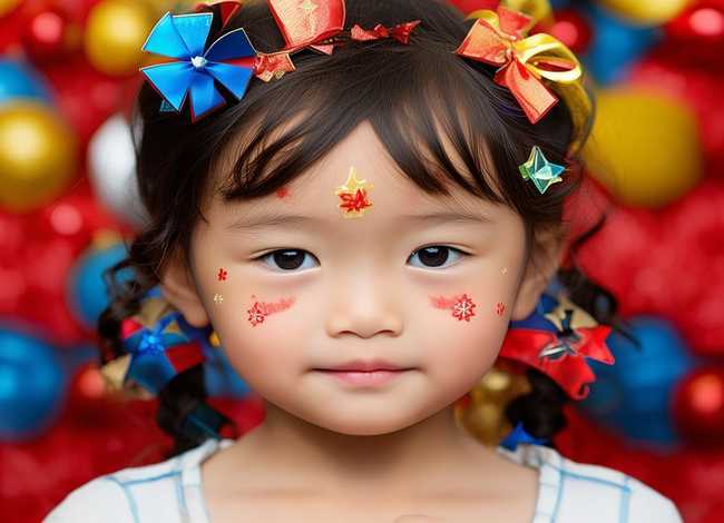 简单的儿童化妆步骤；简单的儿童化妆步骤国庆节