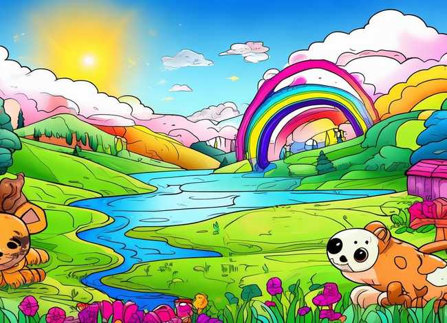 儿童填色书绘本；儿童填色绘本可打印