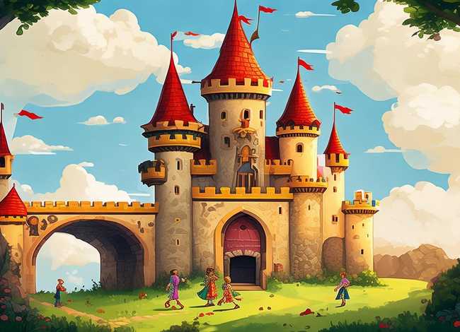 城堡故事绘本 - 城堡故事绘本图片