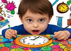 珍惜时间的儿童手抄报，珍惜时间的小手抄报