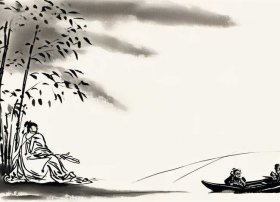 画故事水墨画，水墨故事连环画